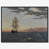 The Corvette "Galathea" Lying to in order to Send Help to the Brig "St Jean" by C.W. Eckersberg - thumbnail_1_bf_6767306fb7c995d950163ff1